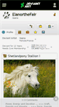 Mobile Screenshot of elanorthefair.deviantart.com