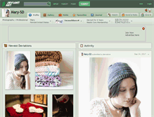 Tablet Screenshot of mary-sd.deviantart.com