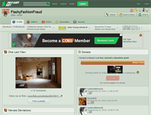 Tablet Screenshot of flashyfashionfraud.deviantart.com
