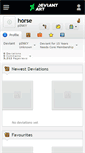 Mobile Screenshot of horse.deviantart.com