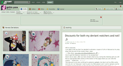 Desktop Screenshot of gothic-yuna.deviantart.com