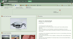 Desktop Screenshot of firedragon22.deviantart.com