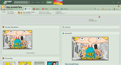 Desktop Screenshot of hey-arnold-fans.deviantart.com