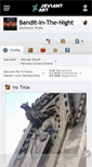 Mobile Screenshot of bandit-in-the-night.deviantart.com