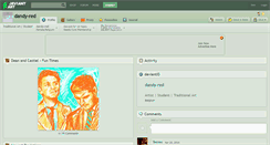 Desktop Screenshot of dandy-red.deviantart.com
