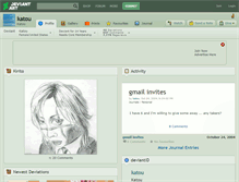 Tablet Screenshot of katou.deviantart.com