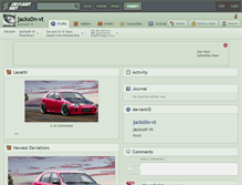 Tablet Screenshot of jacks0n-vt.deviantart.com