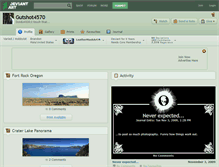 Tablet Screenshot of gutshot4570.deviantart.com