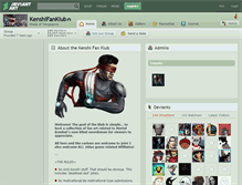 Tablet Screenshot of kenshifanklub.deviantart.com