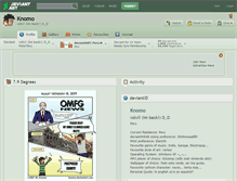 Tablet Screenshot of knomo.deviantart.com