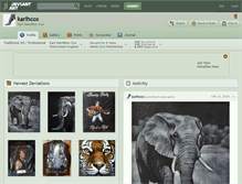 Tablet Screenshot of karlhcox.deviantart.com