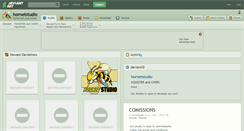 Desktop Screenshot of hornetstudio.deviantart.com