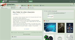 Desktop Screenshot of oconlyclub.deviantart.com