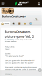 Mobile Screenshot of burtonscreatures.deviantart.com