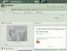 Tablet Screenshot of bw-bananas.deviantart.com