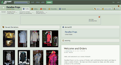 Desktop Screenshot of paradise-props.deviantart.com