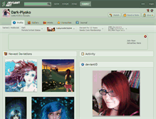 Tablet Screenshot of dark-piyoko.deviantart.com