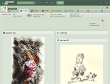 Tablet Screenshot of platzkia.deviantart.com