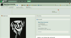 Desktop Screenshot of black-rose-immortal.deviantart.com