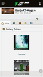 Mobile Screenshot of banjart-magz.deviantart.com