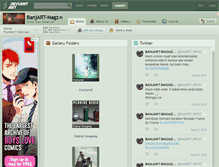 Tablet Screenshot of banjart-magz.deviantart.com