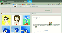 Desktop Screenshot of animefreakchelly.deviantart.com