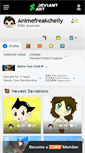 Mobile Screenshot of animefreakchelly.deviantart.com