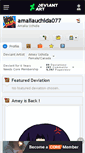 Mobile Screenshot of amaliauchida077.deviantart.com