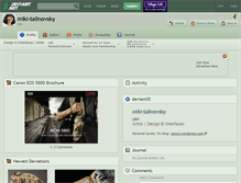 Tablet Screenshot of miki-talinovsky.deviantart.com