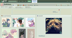 Desktop Screenshot of doodlesauce.deviantart.com