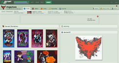 Desktop Screenshot of megachaos.deviantart.com