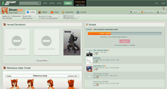Desktop Screenshot of einom.deviantart.com