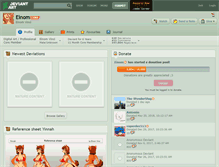 Tablet Screenshot of einom.deviantart.com