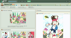 Desktop Screenshot of enigmaticthief.deviantart.com