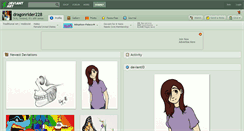 Desktop Screenshot of dragonrider228.deviantart.com