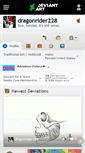Mobile Screenshot of dragonrider228.deviantart.com