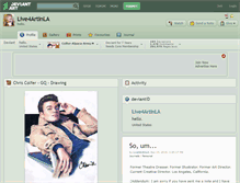 Tablet Screenshot of live4artinla.deviantart.com
