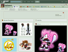 Tablet Screenshot of mathaeuz.deviantart.com