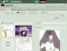 Tablet Screenshot of lordluciola.deviantart.com