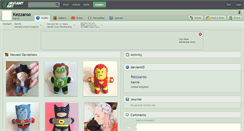 Desktop Screenshot of kezzaroo.deviantart.com