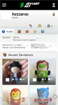 Mobile Screenshot of kezzaroo.deviantart.com