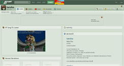 Desktop Screenshot of herofox.deviantart.com