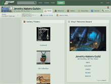 Tablet Screenshot of jewelry-makers-guild.deviantart.com