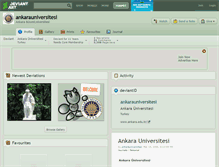 Tablet Screenshot of ankarauniversitesi.deviantart.com