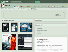 Tablet Screenshot of k4rotte.deviantart.com