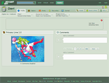 Tablet Screenshot of chevi.deviantart.com