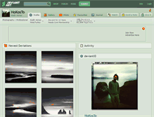 Tablet Screenshot of hokosto.deviantart.com