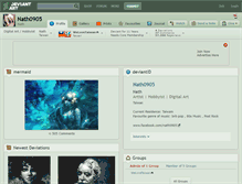 Tablet Screenshot of nath0905.deviantart.com