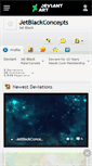 Mobile Screenshot of jetblackconcepts.deviantart.com
