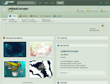 Tablet Screenshot of jetblackconcepts.deviantart.com
